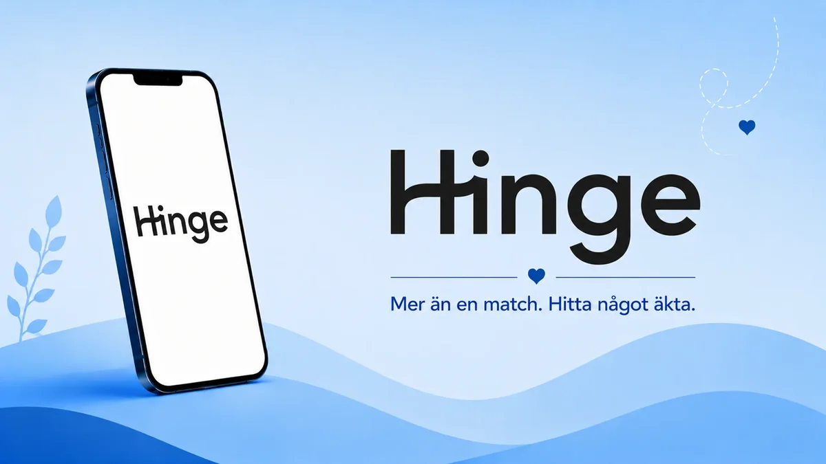 Hinge app recension Sverige 2026