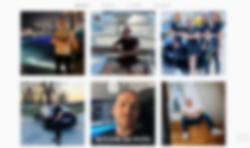 Instagram-profil från en krypto miljonär
